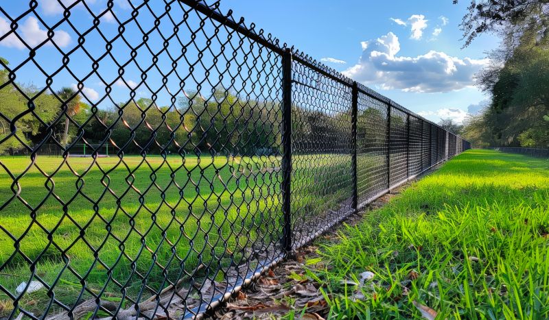 Chain-Link Fence Completed