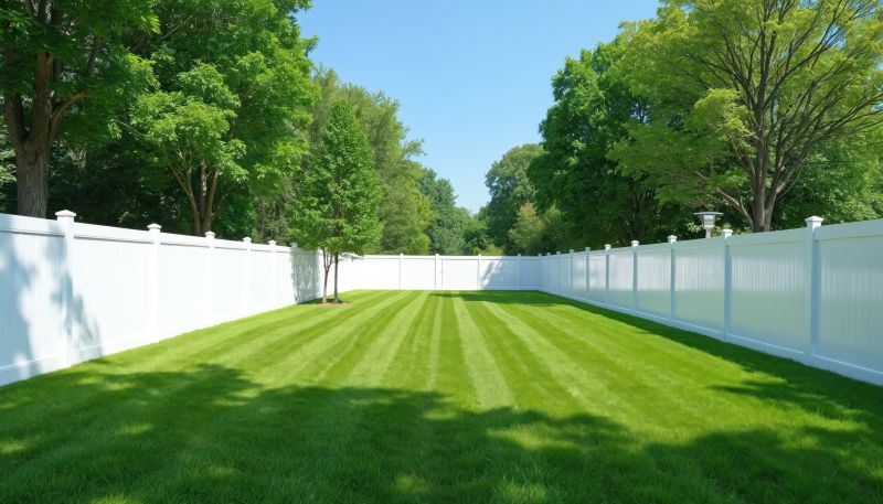 White Fence Installation